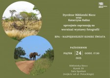 Przejdź do - Zaproszenie na wernisaż wystawy fotografii Katarzyny Kalisz